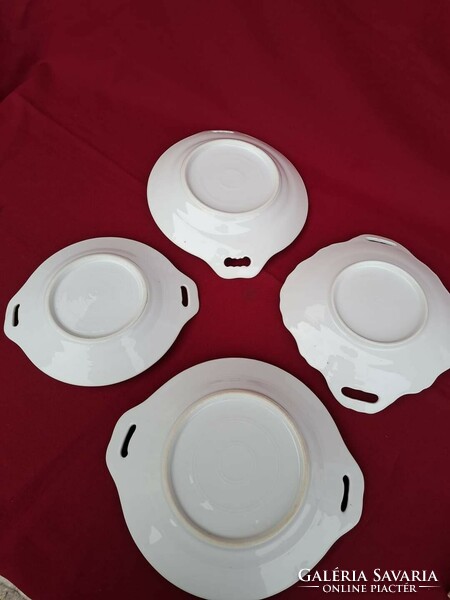 Indamine-patterned white offering porcelain roasting dish nostalgia heirloom grandmother