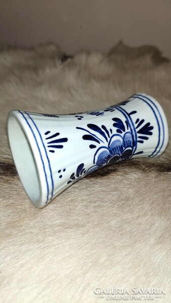 Original delfts blauw violet vase