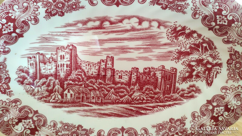 Olde country castles decorative plate