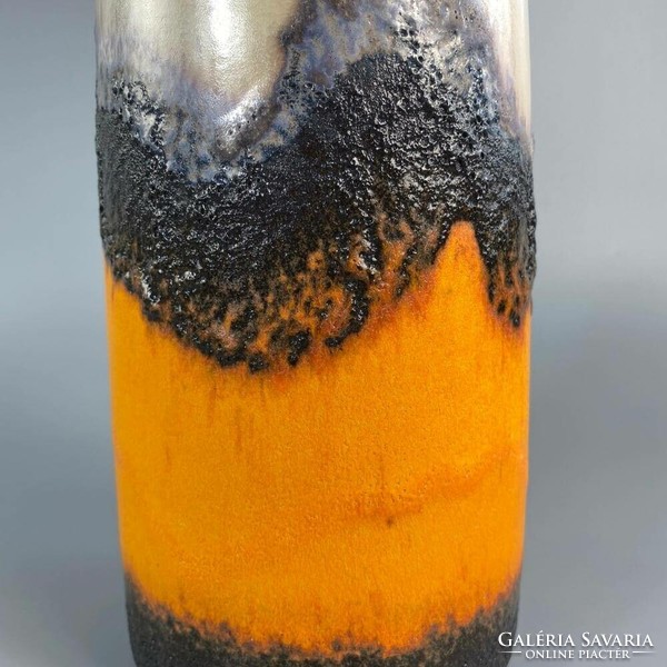 Scheurich fat lava extravagáns West Germany nagyméretű váza