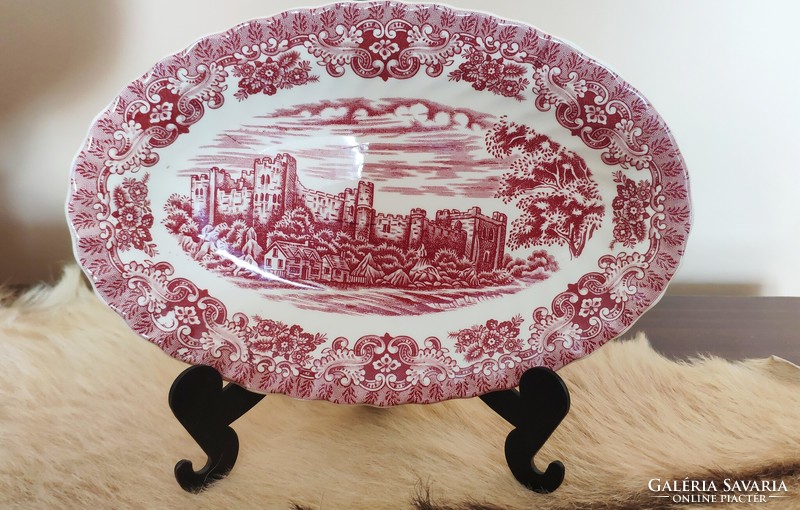 Olde country castles decorative plate