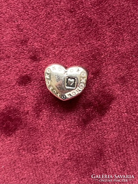 Ritka Pandora Moments charm * ALE S925 ezüst * szív charm