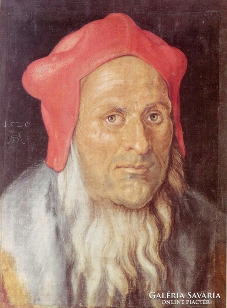 Photoprint of a painting by Albrecht Dürer (1471-1528).