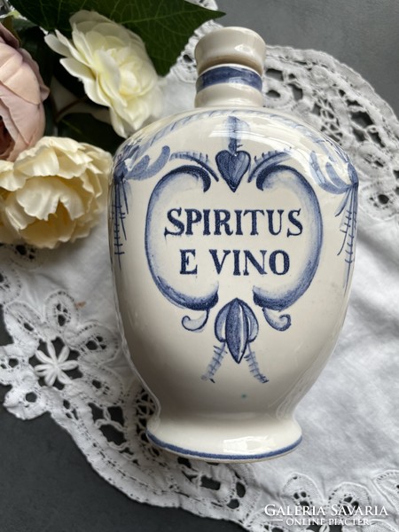 “Ulmer keramik” 0,5 l-es gyógynövényes butella, kiöntő, flaska
