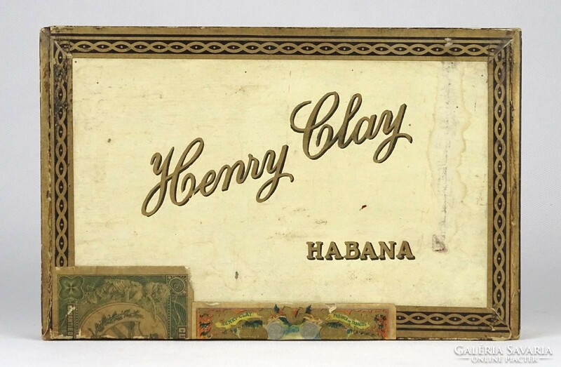 1M592 henry clay habana - cuba wooden cigar box 1912