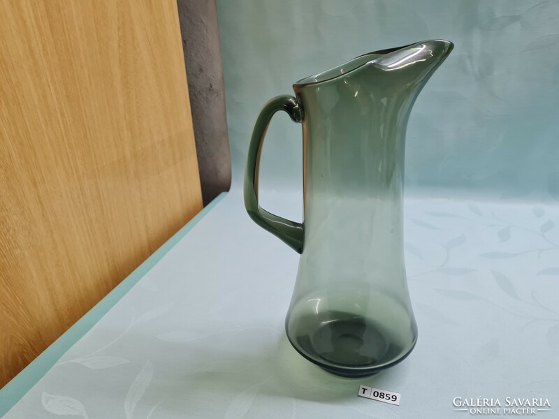T0859 glass water jug 28 cm