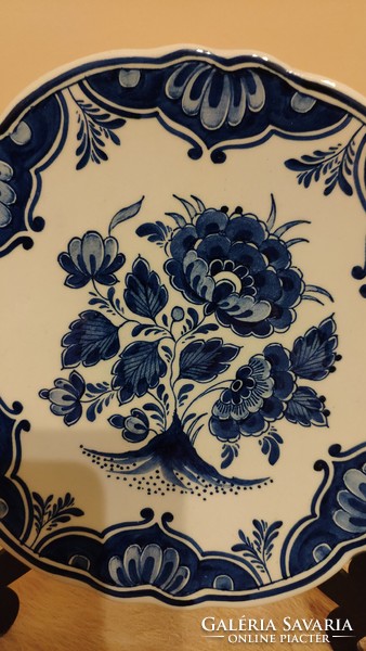 Original Delfts blauw fali dísztányér 18 cm