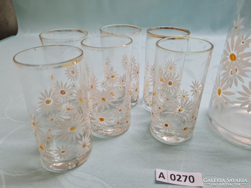 A0270 daisy pattern drink set 32 cm