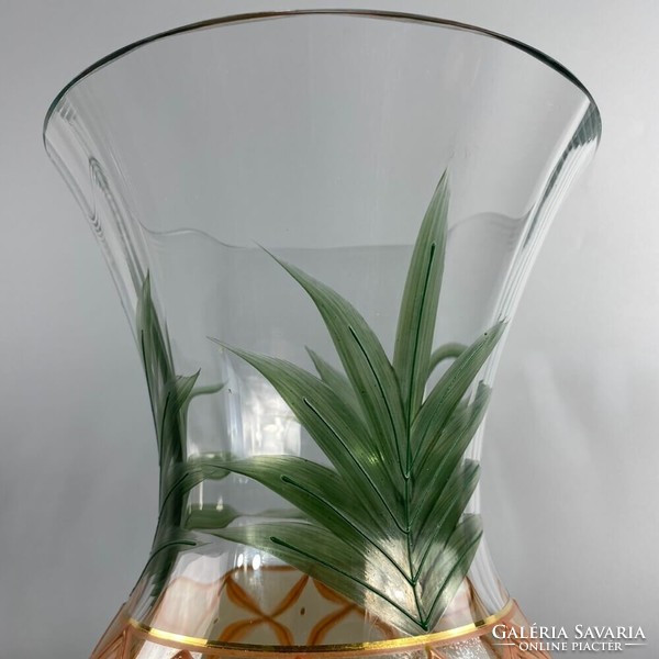 Pineapple large glass vase