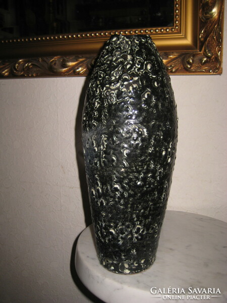 Modern kerámia váza   a 70 es évekből  , 28 cm