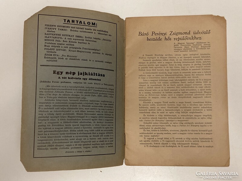 Nagygyarrosság, foreign affairs, revision periodical, 1931. August