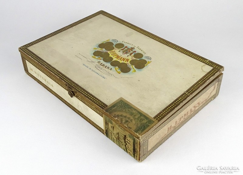 1M593 h.Upman havana cuba wooden cigar box 1912