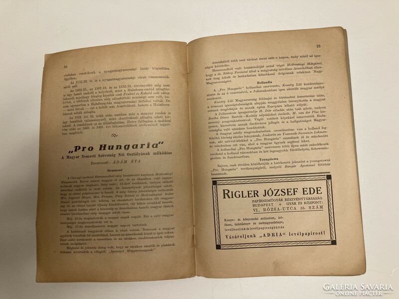 Nagymagyarország, külügyi, revíziós folyóirat, 1931. augusztus