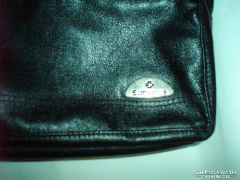 Vintage samsonite leather car bag