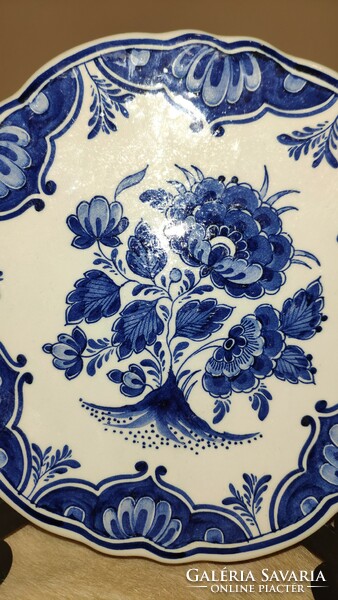 Original Delfts blauw fali dísztányér 18 cm