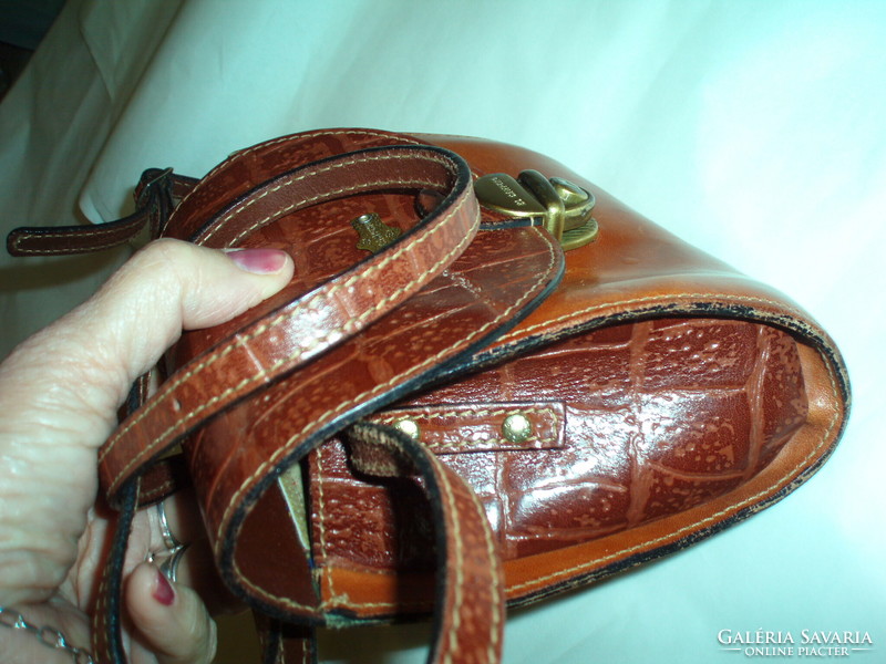 Vintage el campero genuine crocodile leather small shoulder bag