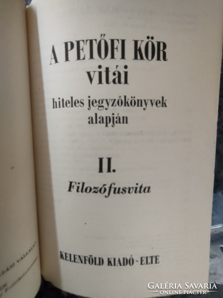A PETŐFI KÖR VITÁI - HITELES JEGYZŐKÖNYVEK ALAPJÁN   II.