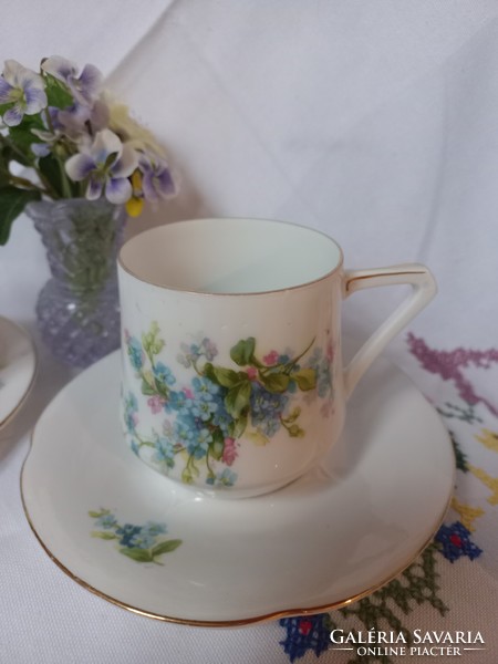 2 Elf-eared forget-me-not coffee cups
