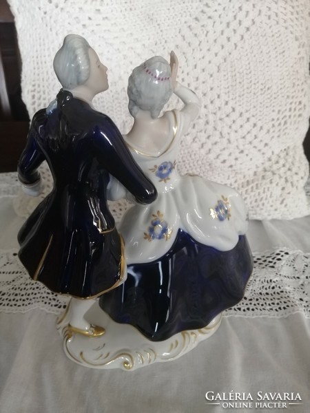 Royal Doux jelzett barokk porcelánfigurák!
