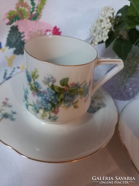 2 Elf-eared forget-me-not coffee cups