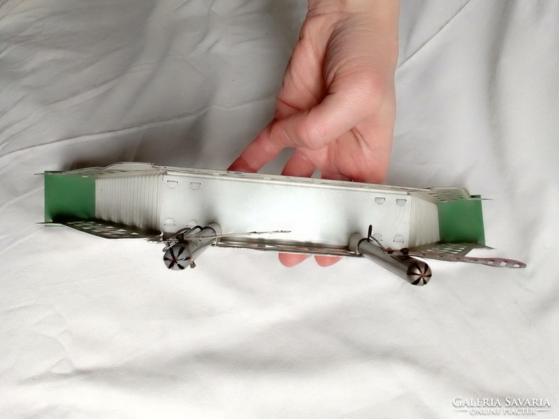 Régi HWN? gyalogos felüljáró két jelző 0-ás vonat vasút modellhez terepasztal kiegészítő lemezjáték