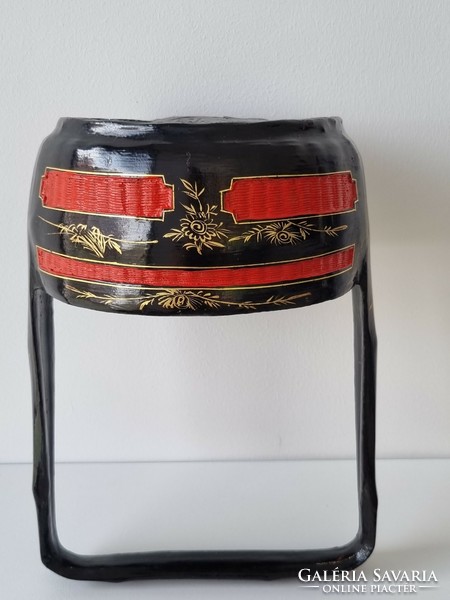 Traditional Chinese hand-painted vintage basket-32 cm