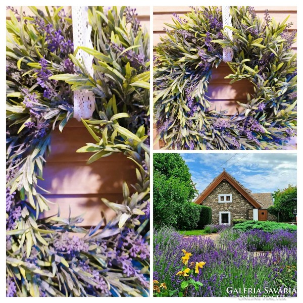 Tihany style lavender wreath