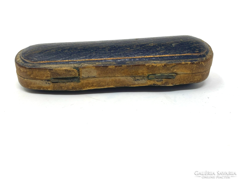 Antik Feldbsberg Zsigmond fa szipkatartó borostyán szipkával  CZ