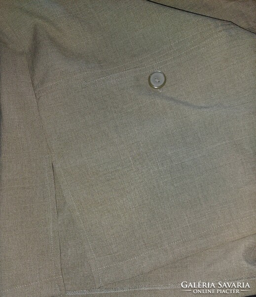 Slim khaki short-sleeved blazer/jacket size 48