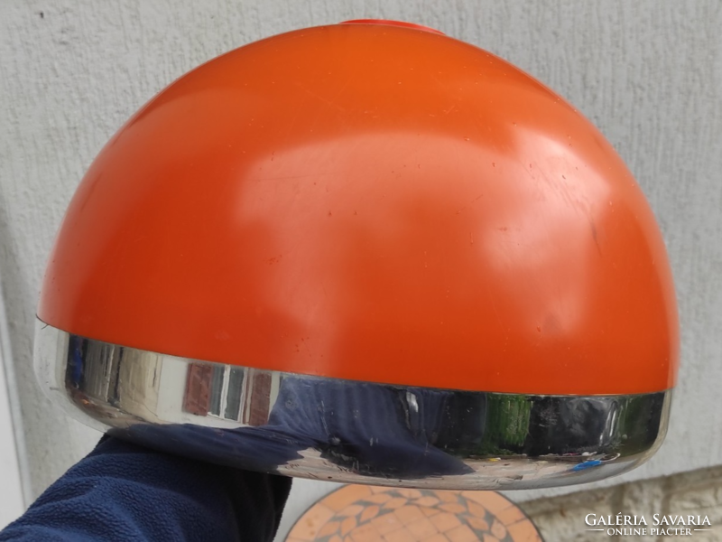 Orange lamp shade chandelier table lamp, retro, loft design art deco orange.