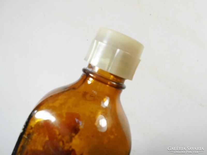 Retro régi Gyógyszertári gyógyszeres patika patikai üveg palack KÜLSŐLEG felirattal