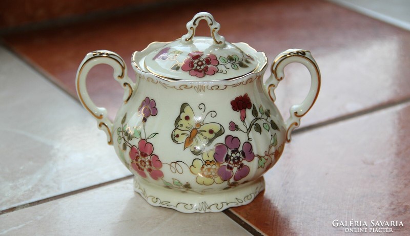 Zsolnay butterfly sugar bowl 1.