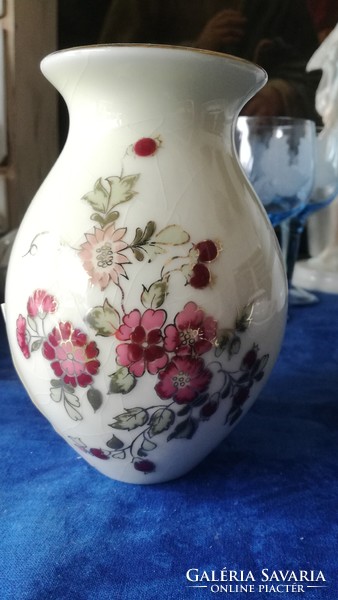 Zsolnay vase with rosehip pattern