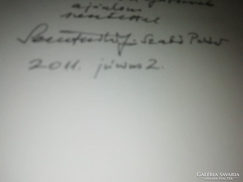 Péter Szentmihályi szabó Hungarian Resurrection autographed