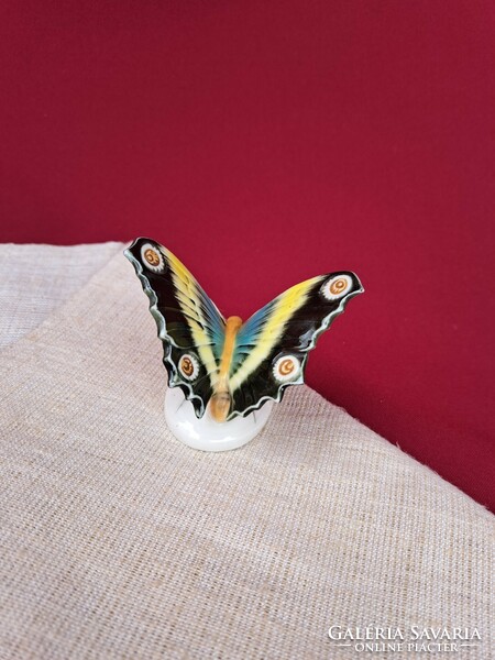 Gyönyörű német porcelán pillangó, nipp figura , Gyűjtői szépség