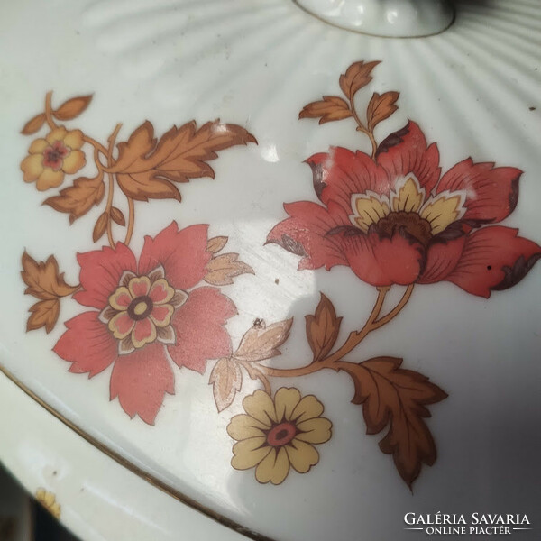 Bohemian Czechoslovak antique tableware, marked, incomplete, for sale.