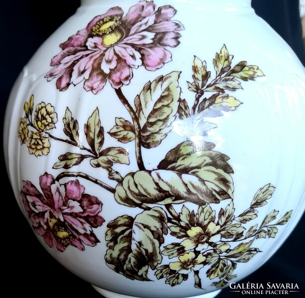 DT/185 – Hatalmas angol, virágos, porcelán mosdókancsó