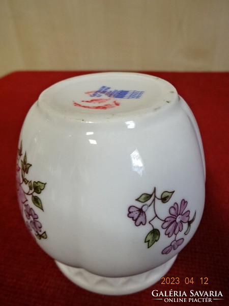 Zsolnay porcelán mini kaspó, váza, magassága 6,5 cm. Jókai.