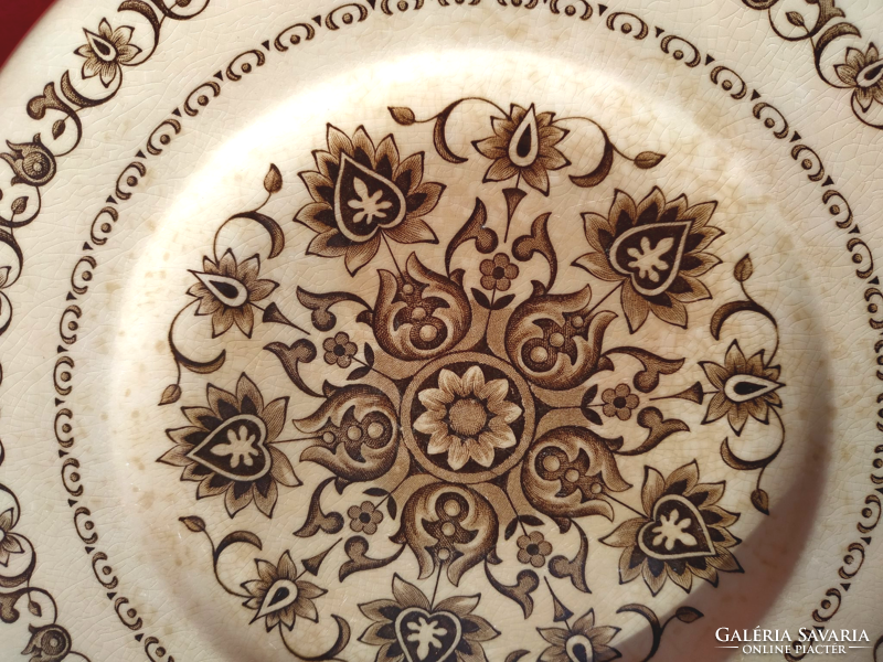 Antik angol porcelán tányér
