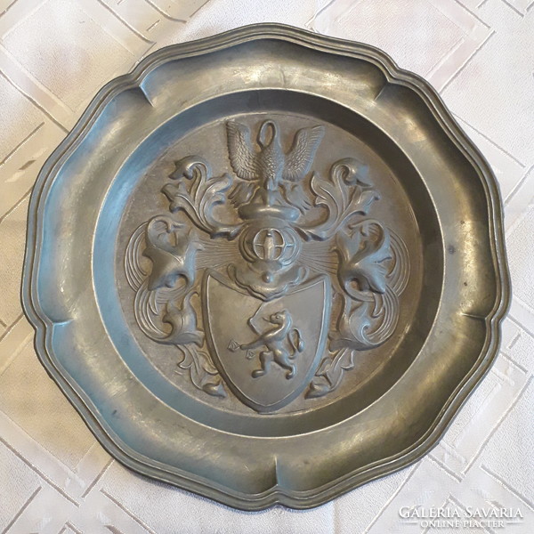 Pewter decorative plates