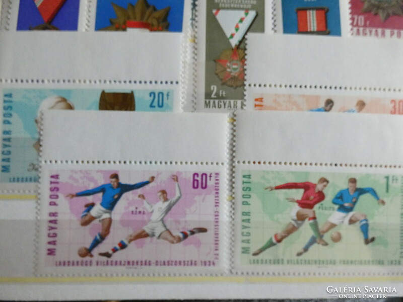 Post-clean Hungarian stamps 7-8.