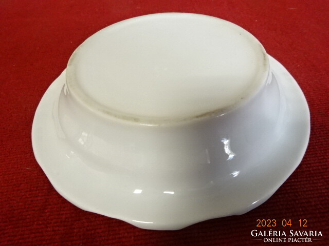 German porcelain, rose pattern ashtray, diameter 15 cm. Jokai.