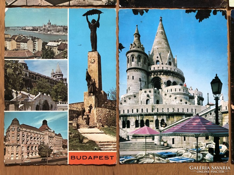 6 db   BUDAPEST   képeslap egyben