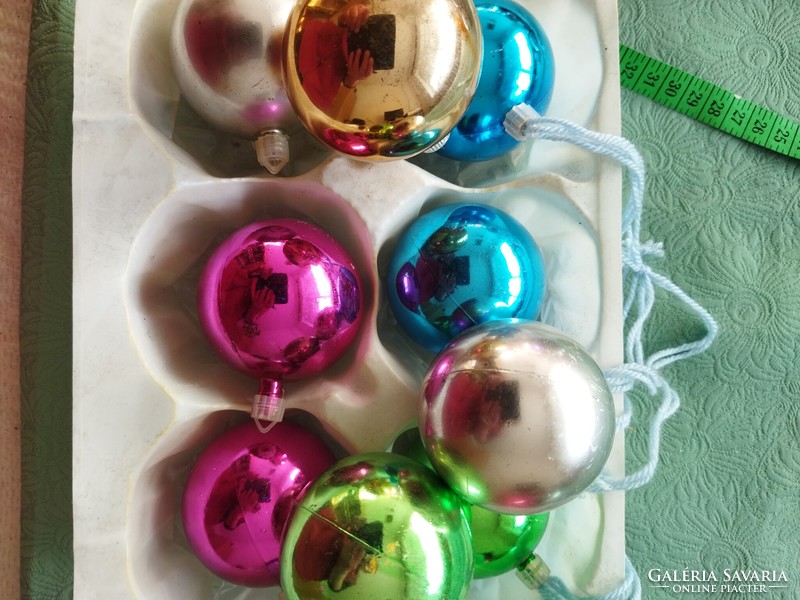 Christmas tree decoration 9 pieces in one (plastic-based, not glass)