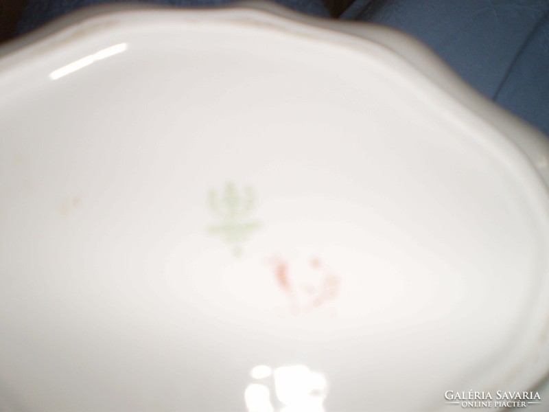 Hollóházi porcelain centerpiece serving bowl