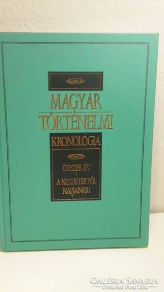 A magyar történelem kronológiája