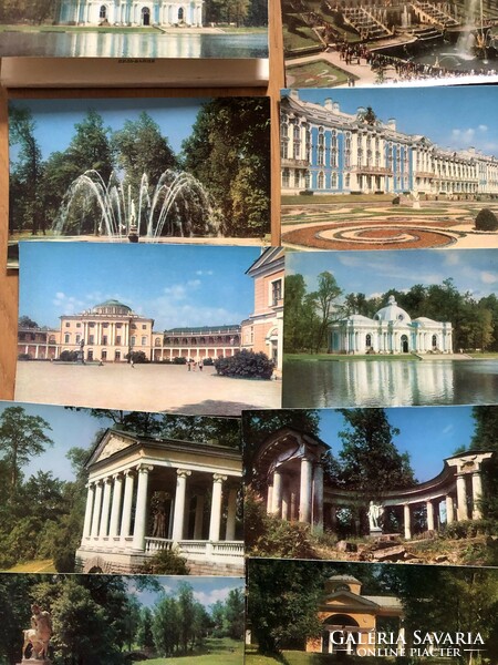 16 db   OROSZ  - Pavlovsk   képeslap  -  Postatiszta