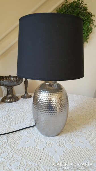 Maisons du monde silver, French table lamp