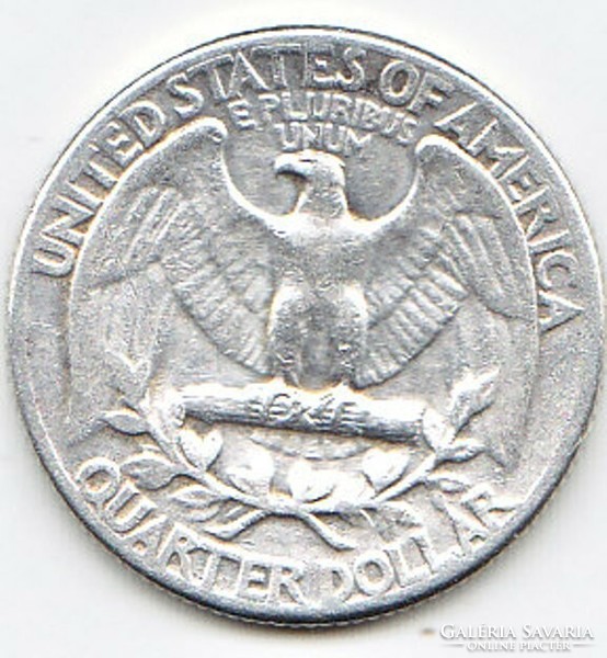 USA 25 silver cents / quarter (Washington) 1950