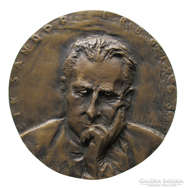 Imre Varga: Sík Sík writer, poet, literary historian plaque